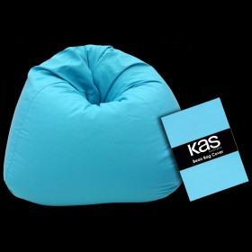 Canvas Beanbag Cover Turquoise 