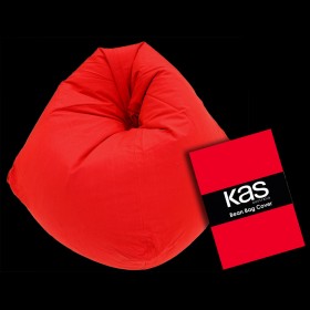 Canvas Beanbag Cover Red 